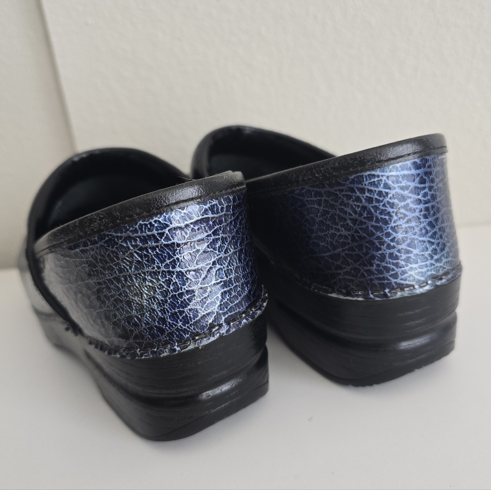 DANSKO Clogs Blue Mettalic Women's 36 - Picture 2 of 7